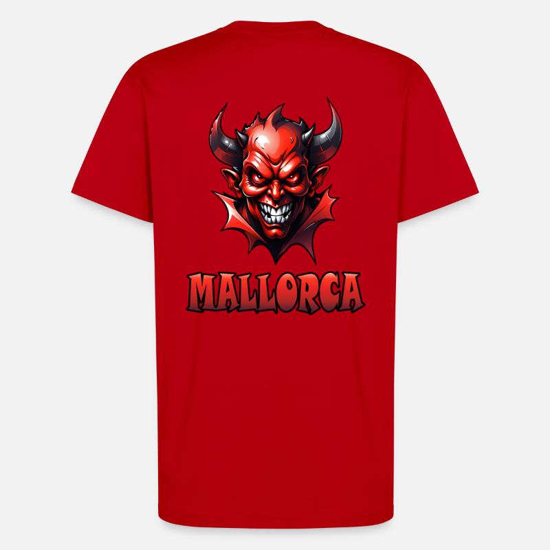 Mallorca mit Red Devil - T-Shirt - made by SPREAD - Rot