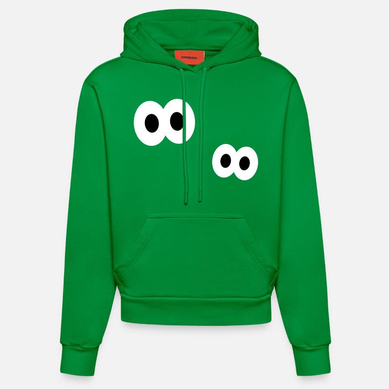 yeux - Sweat à capuche bio ajusté fabriqué en UE - City Green