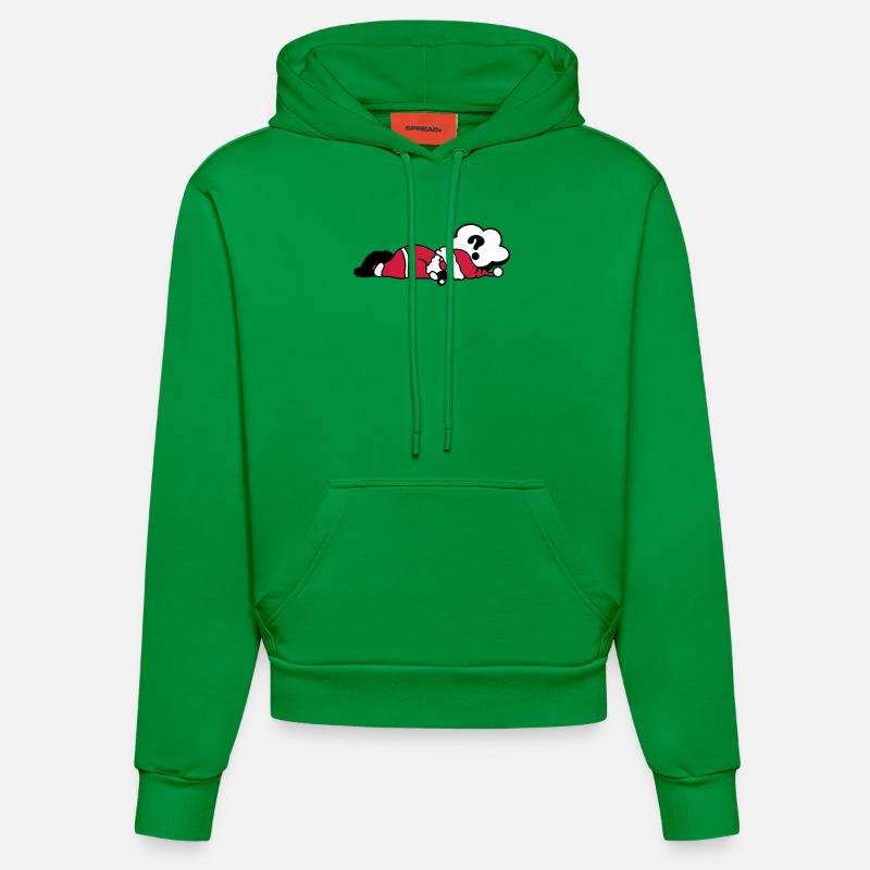 Bulle Comiques point d'interrogation - Sweat à capuche bio ajusté fabriqué en UE - City Green