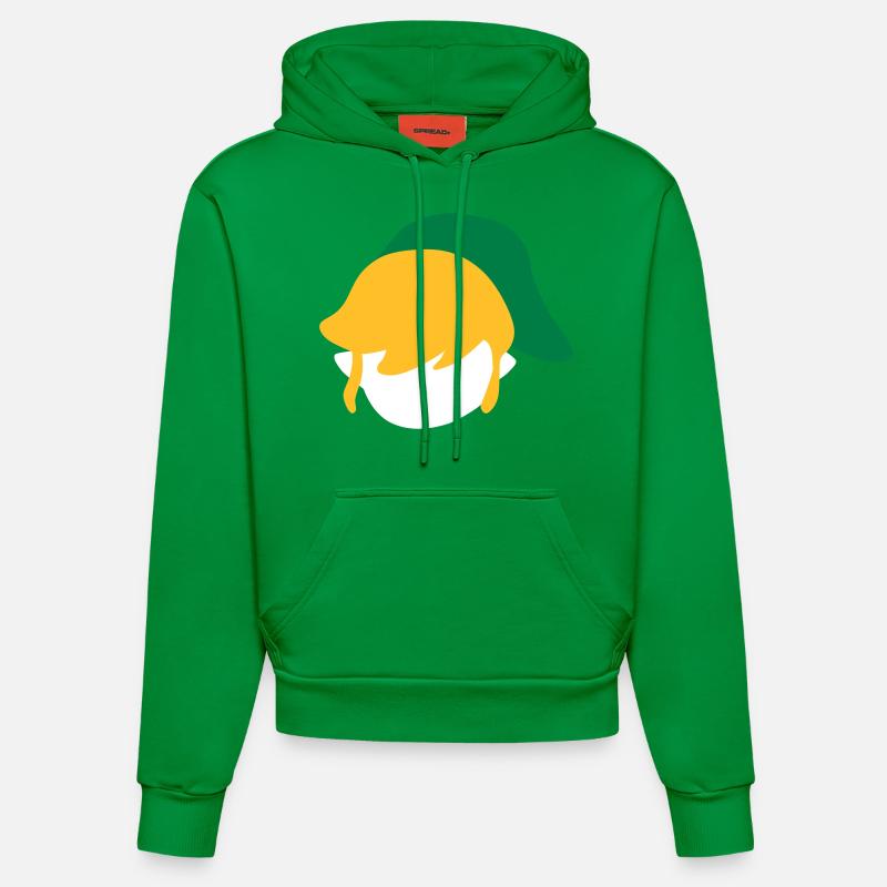 link - Sweat à capuche bio ajusté fabriqué en UE - City Green