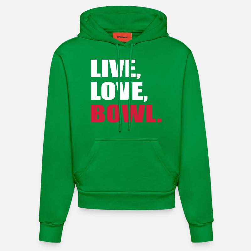 bowling - Sweat à capuche bio ajusté fabriqué en UE - City Green