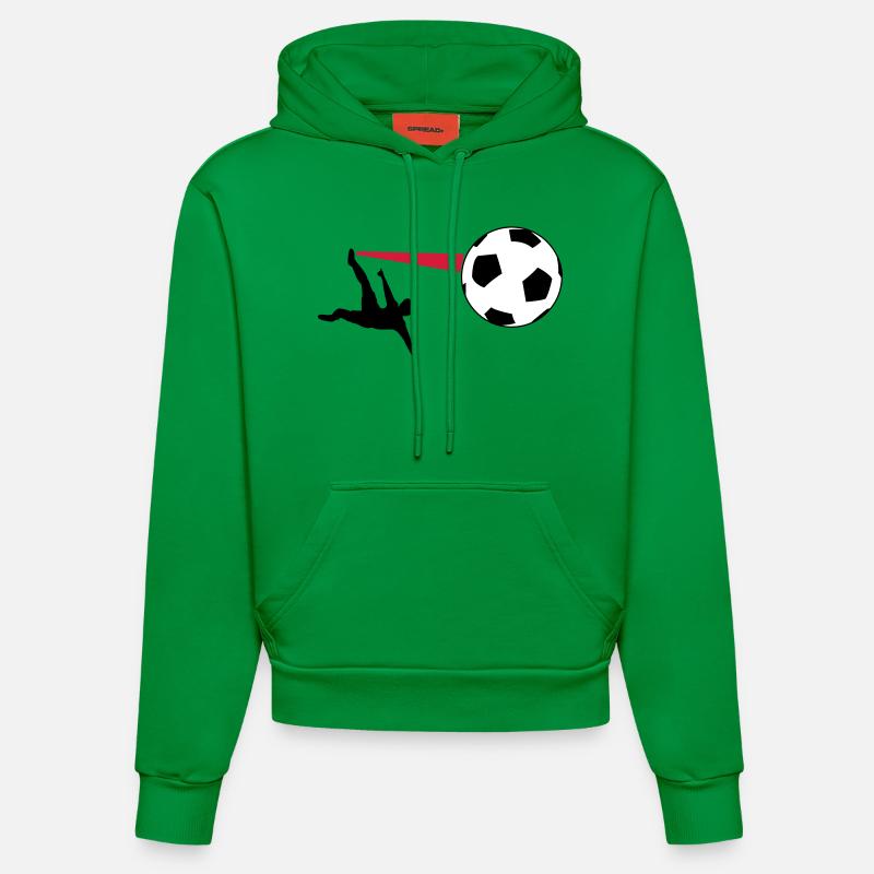 de soccer - Sweat à capuche bio ajusté fabriqué en UE - City Green