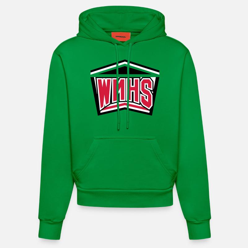 WMHS 2 - Sweat à capuche bio ajusté fabriqué en UE - City Green