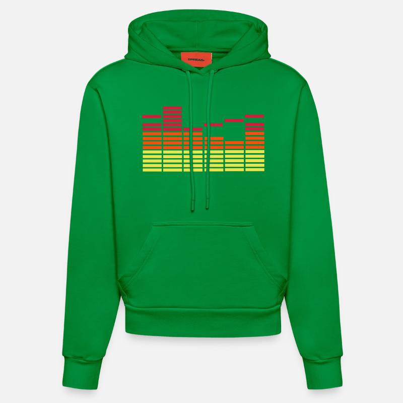 Equalizer - Musique - Sweat à capuche bio ajusté fabriqué en UE - City Green