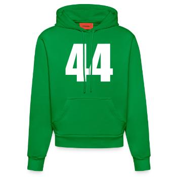 44 - Sweat à capuche bio ajusté fabriqué en UE - City Green - Devant