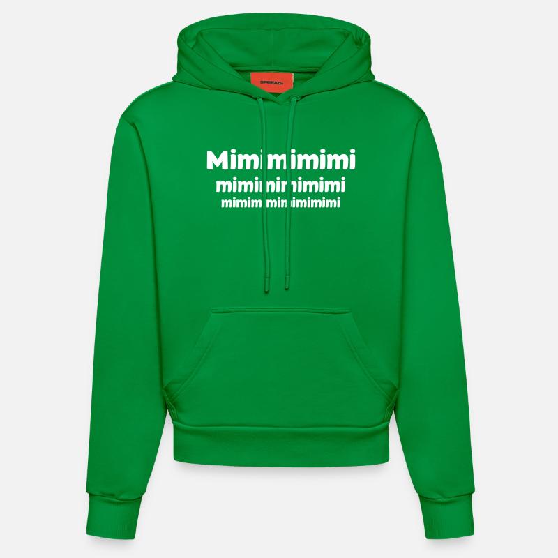 Mimimimi - Organic Fitted Hoodie Made in EU - City Green
