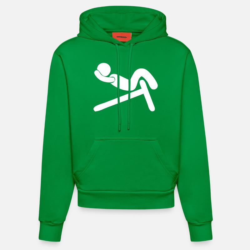 ABS ABS ABS - Sweat à capuche bio ajusté fabriqué en UE - City Green