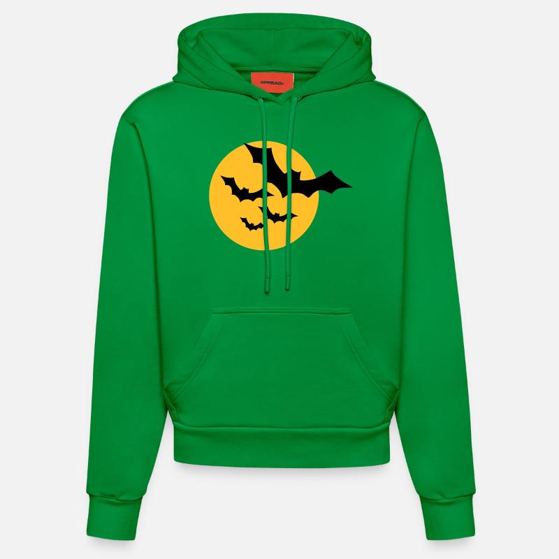 Chauve-souris - Sweat à capuche bio ajusté fabriqué en UE - City Green
