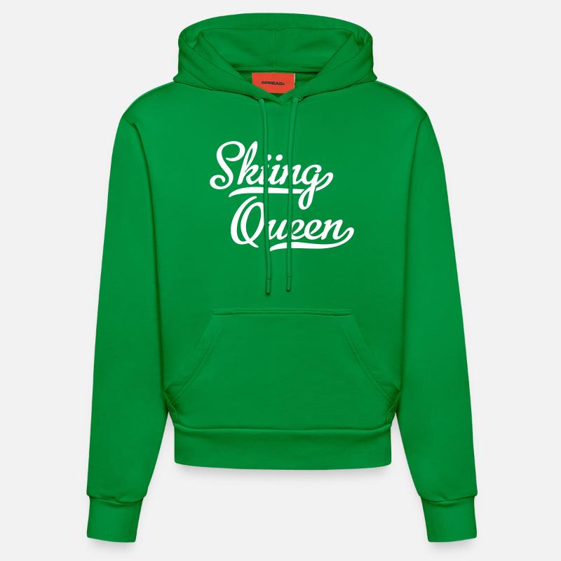 Ski - Sweat à capuche bio ajusté fabriqué en UE - City Green