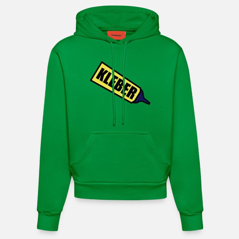kleber_3c - Sweat à capuche bio ajusté fabriqué en UE - City Green