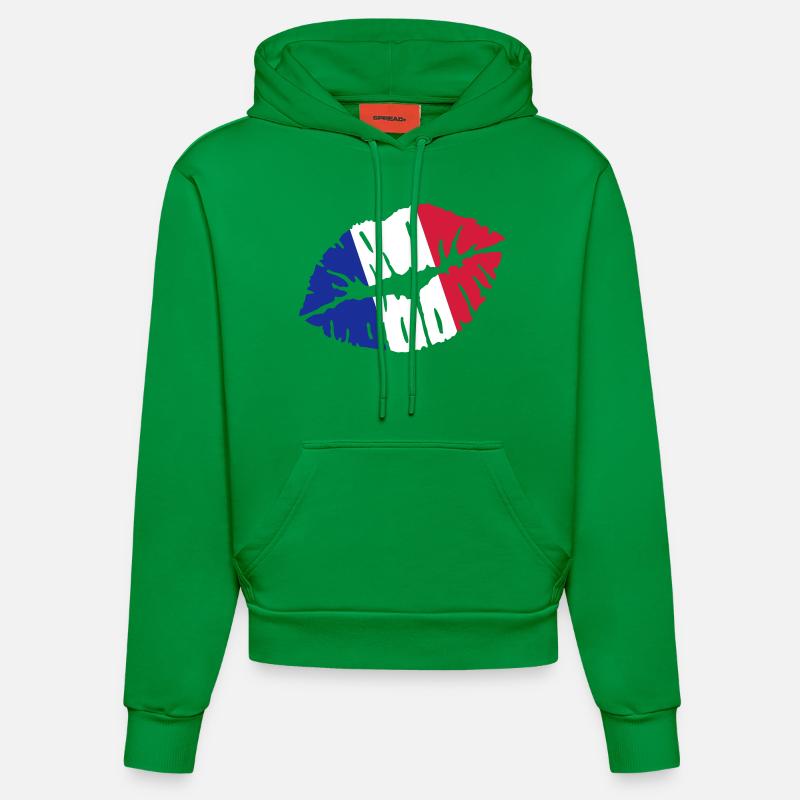 France - Sweat à capuche bio ajusté fabriqué en UE - City Green