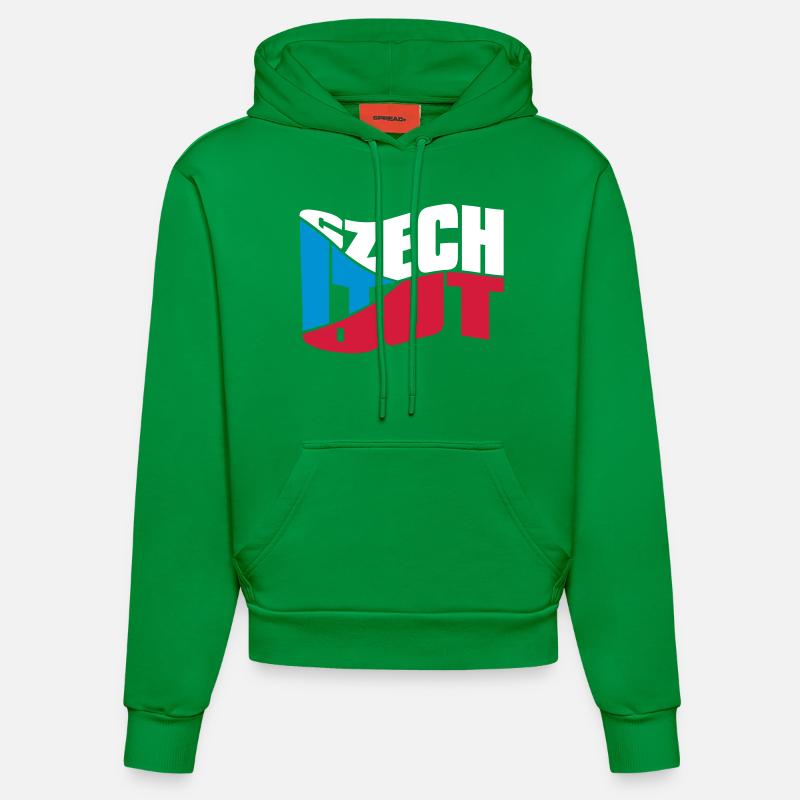 chech - Sweat à capuche bio ajusté fabriqué en UE - City Green