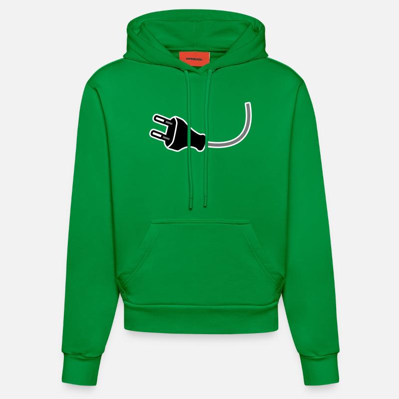 Plug - Sweat à capuche bio ajusté fabriqué en UE - City Green