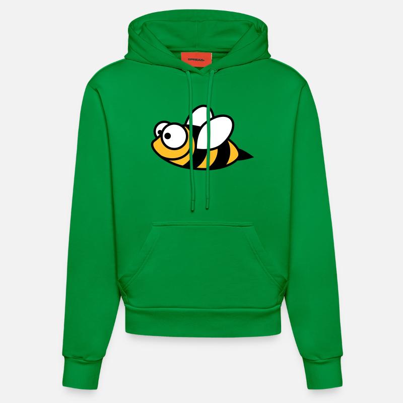 bienchen_3c - Sweat à capuche bio ajusté fabriqué en UE - City Green