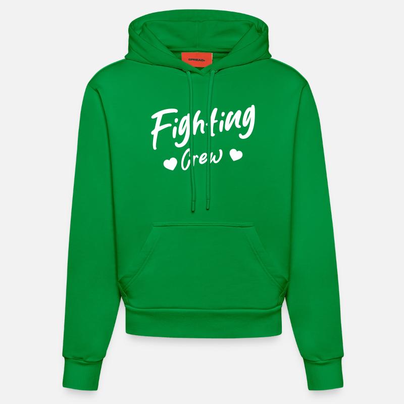 Cœur d’équipage de combat - Sweat à capuche bio ajusté fabriqué en UE - City Green