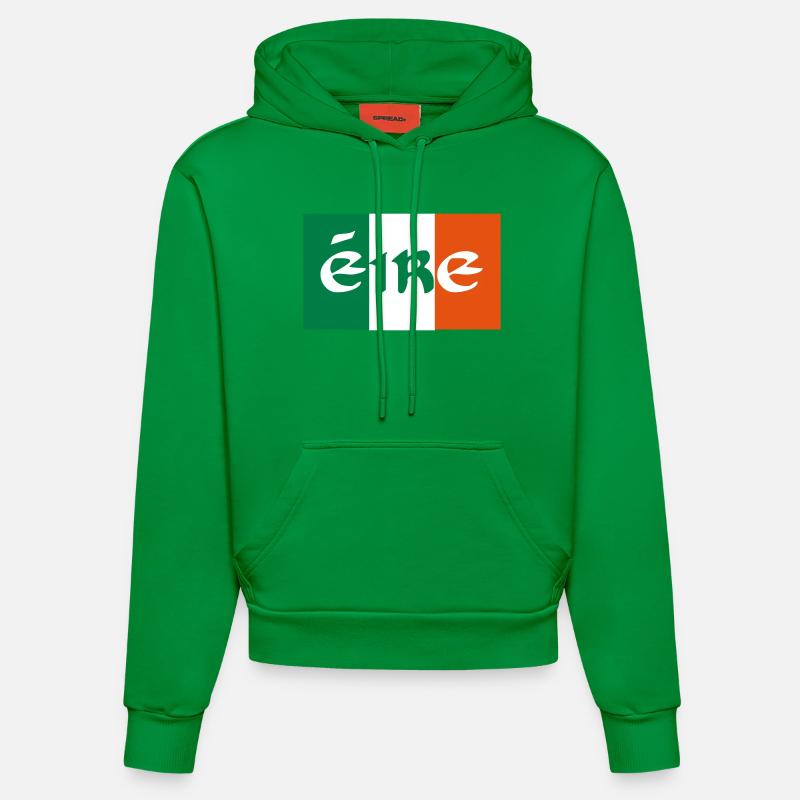 Irlande - Sweat à capuche bio ajusté fabriqué en UE - City Green