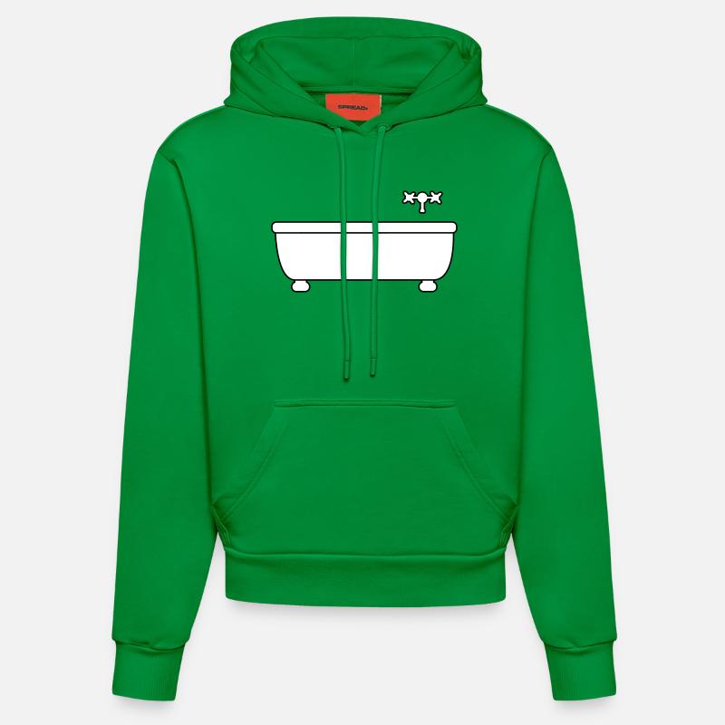 Bath - Sweat à capuche bio ajusté fabriqué en UE - City Green