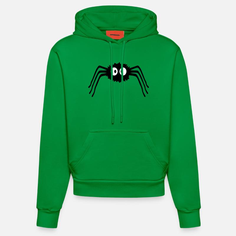 Spider - Sweat à capuche bio ajusté fabriqué en UE - City Green