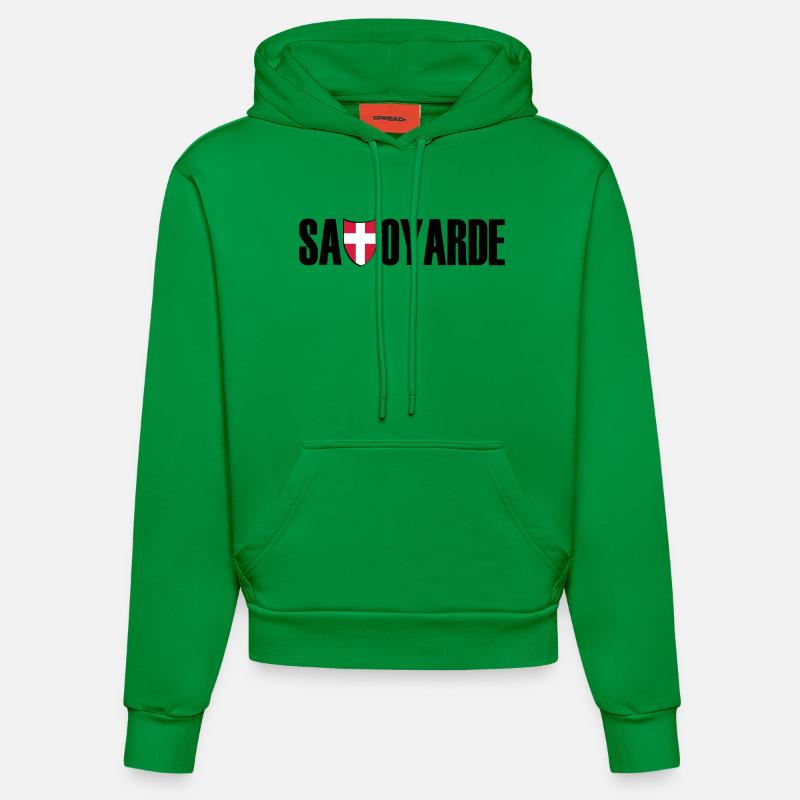 savoyarde - Sweat à capuche bio ajusté fabriqué en UE - City Green