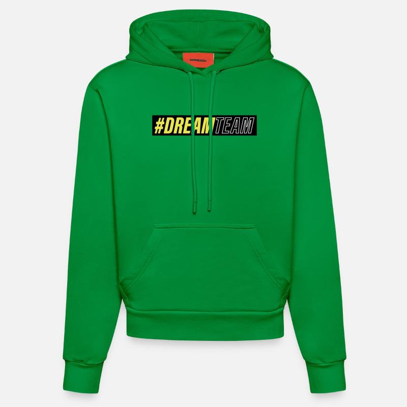 Équipe de rêve - Sweat à capuche bio ajusté fabriqué en UE - City Green