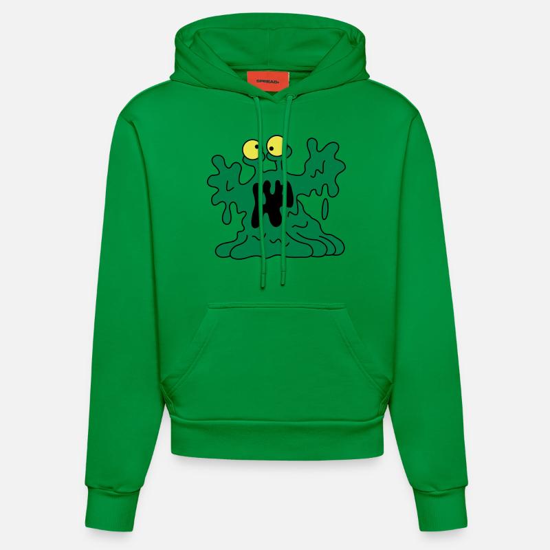 Le Blob! - Sweat à capuche bio ajusté fabriqué en UE - City Green