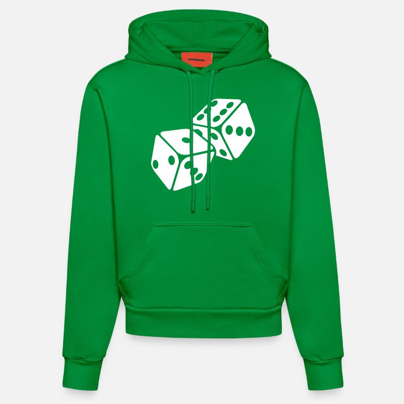 cube - Sweat à capuche bio ajusté fabriqué en UE - City Green