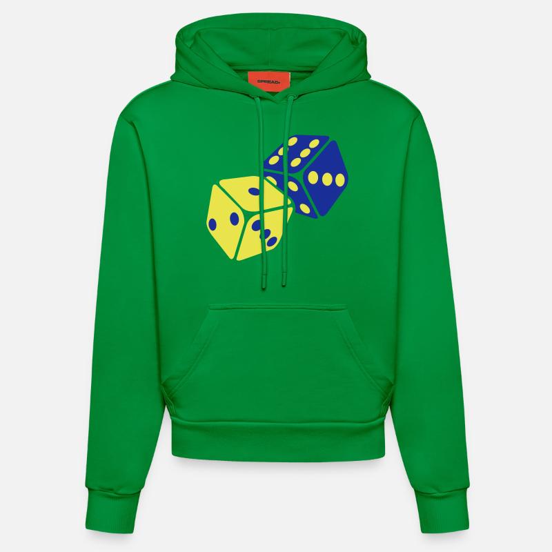 Cube - Sweat à capuche bio ajusté fabriqué en UE - City Green