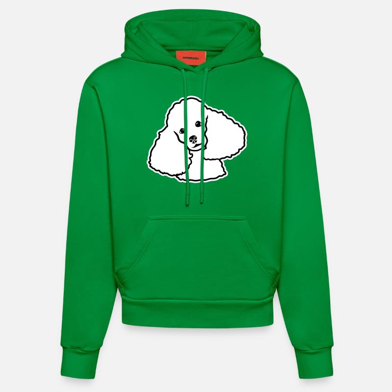 Caniche - Sweat à capuche bio ajusté fabriqué en UE - City Green