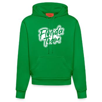 Florida Team - Organic Fitted Hoodie Made in EU - City Green - Front