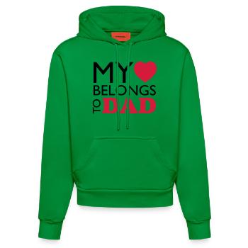 MHBT DAD - Organic Fitted Hoodie Made in EU - City Green - Front