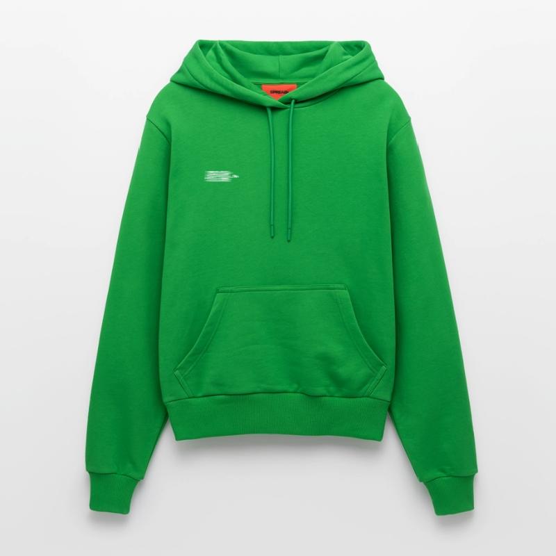 Muay Thai Script Organic Fitted Hoodie Made in EU