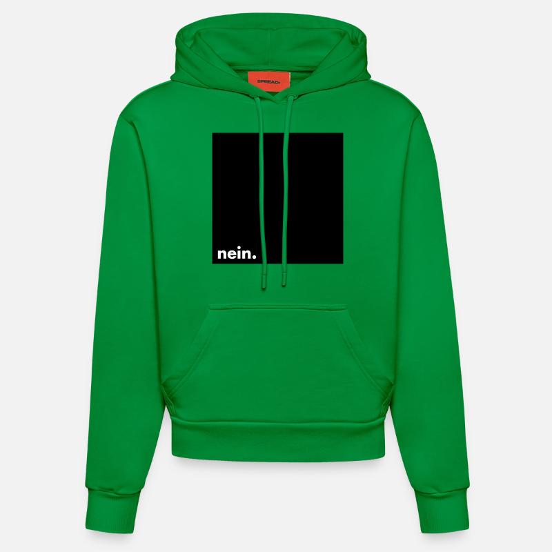 Non. - Sweat à capuche bio ajusté fabriqué en UE - City Green