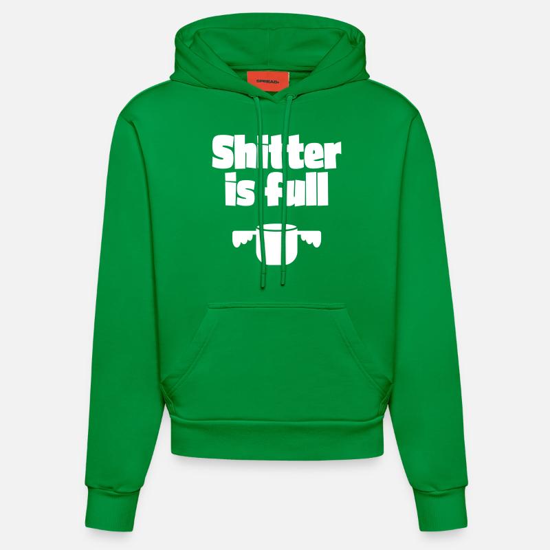 Shitter est plein - Sweat à capuche bio ajusté fabriqué en UE - City Green