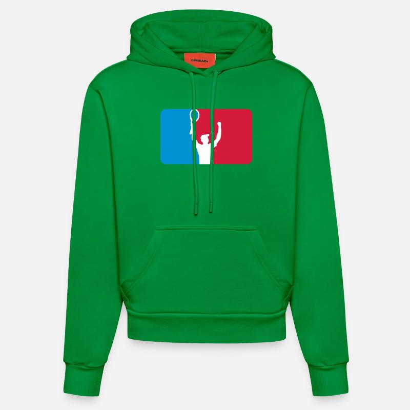Tennis - Sweat à capuche bio ajusté fabriqué en UE - City Green