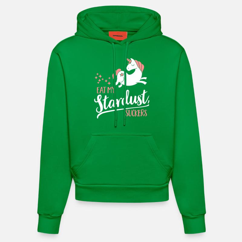 Eat my Stardust, Suckers - Sweat à capuche bio ajusté fabriqué en UE - City Green
