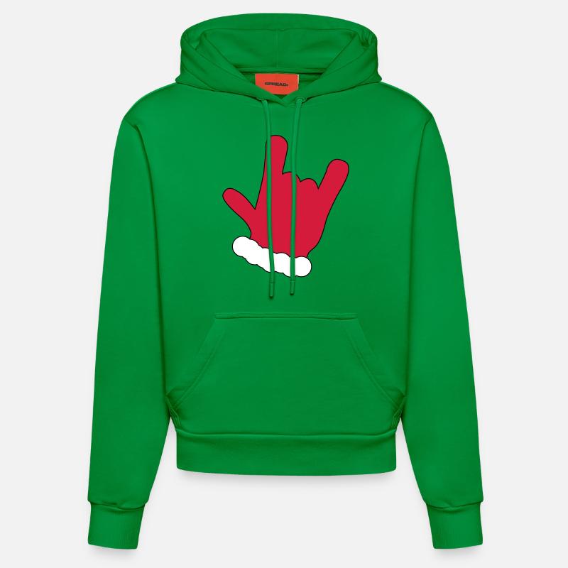 Noël - Sweat à capuche bio ajusté fabriqué en UE - City Green
