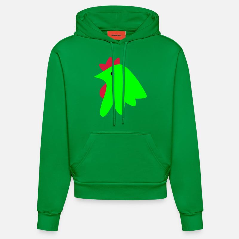 Coq - Sweat à capuche bio ajusté fabriqué en UE - City Green