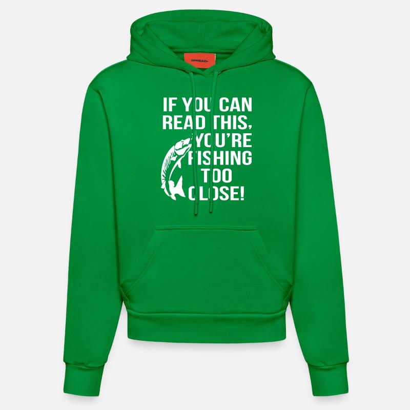 Pêche trop près - Sweat à capuche bio ajusté fabriqué en UE - City Green