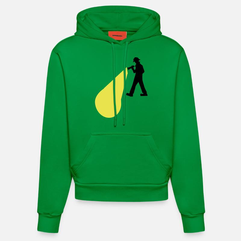 détective - Sweat à capuche bio ajusté fabriqué en UE - City Green