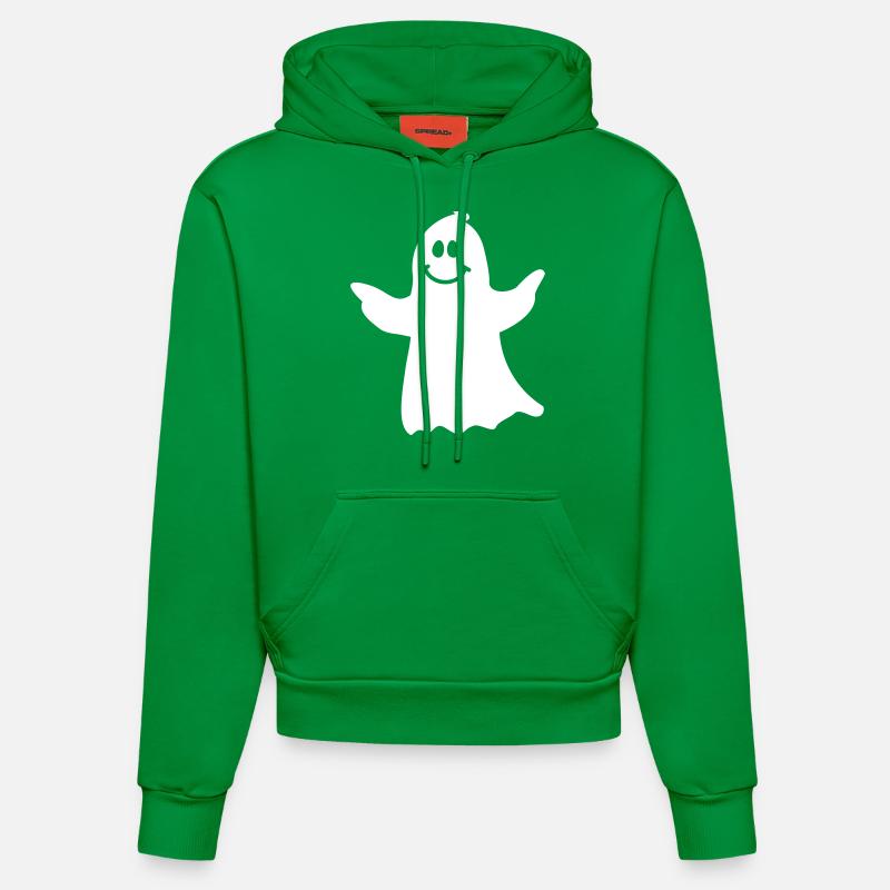 Fantôme - Sweat à capuche bio ajusté fabriqué en UE - City Green