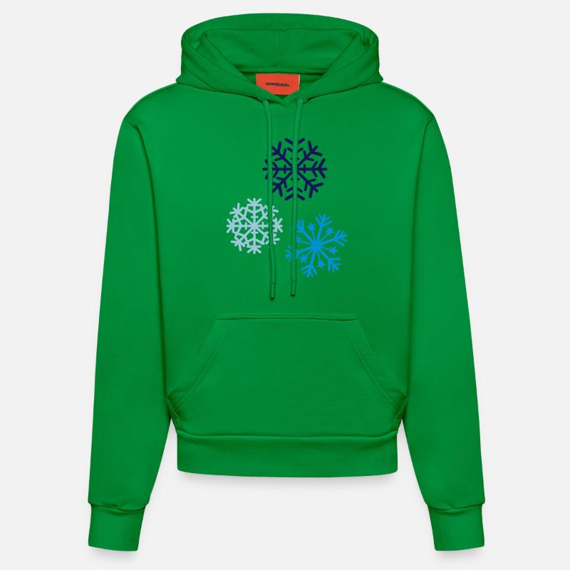 Neige - Sweat à capuche bio ajusté fabriqué en UE - City Green
