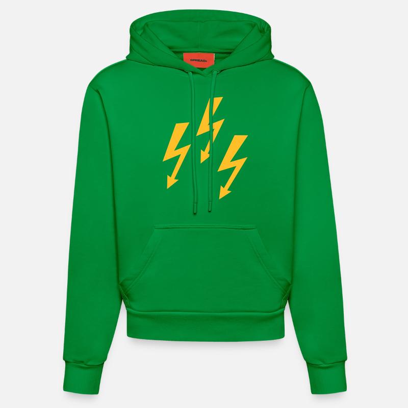 Flash - Sweat à capuche bio ajusté fabriqué en UE - City Green