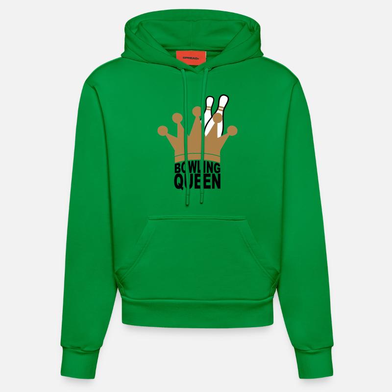 quilles reine - Sweat à capuche bio ajusté fabriqué en UE - City Green