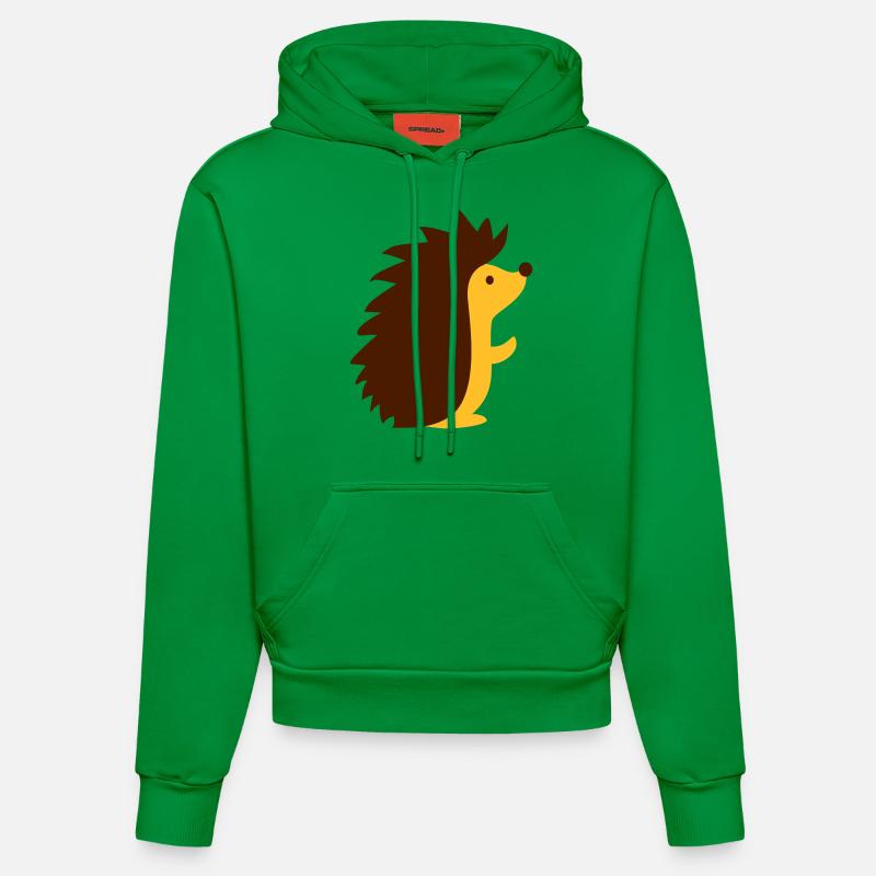 Hérisson - Sweat à capuche bio ajusté fabriqué en UE - City Green