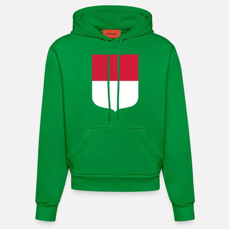 Hesse - Sweat à capuche bio ajusté fabriqué en UE - City Green