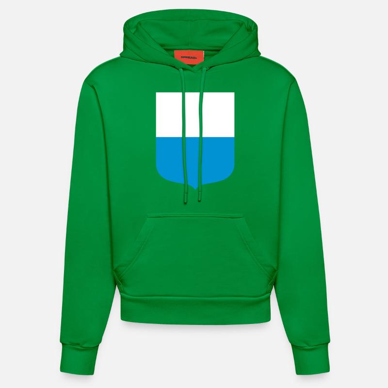 Bavière - Sweat à capuche bio ajusté fabriqué en UE - City Green