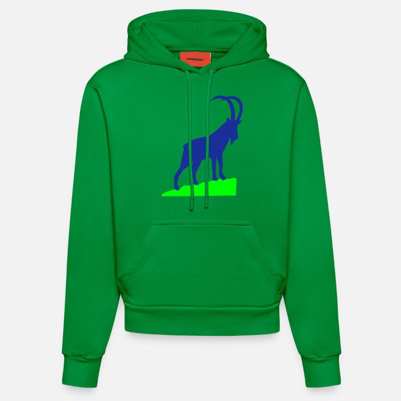 Capricorne - Sweat à capuche bio ajusté fabriqué en UE - City Green