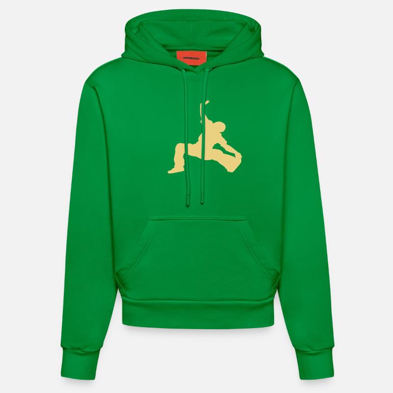 break06 - Sweat à capuche bio ajusté fabriqué en UE - City Green