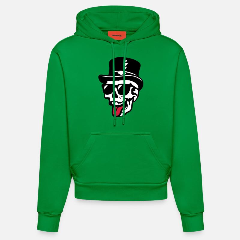 Groom Squelette - Sweat à capuche bio ajusté fabriqué en UE - City Green