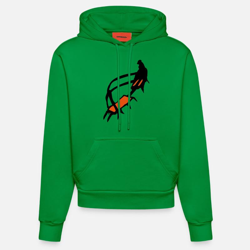 Crampons pour l'escalade de glace - Sweat à capuche bio ajusté fabriqué en UE - City Green
